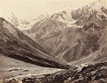 SAMUEL BOURNE (1834-1912) A group of 10 photographs, primarily landscapes, including images made on expeditions to the Himalayas.